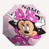 Personalized Name Minnie Print Umbrella - Automatic Open/Close, Eight-Rib Durable Frame, Automatic Folding Umbrella