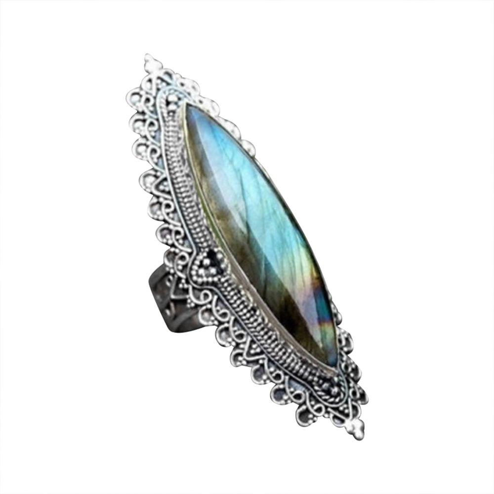 Retro Shell-shaped Ring for Women European and American Fashion All-match Ring Jewelry