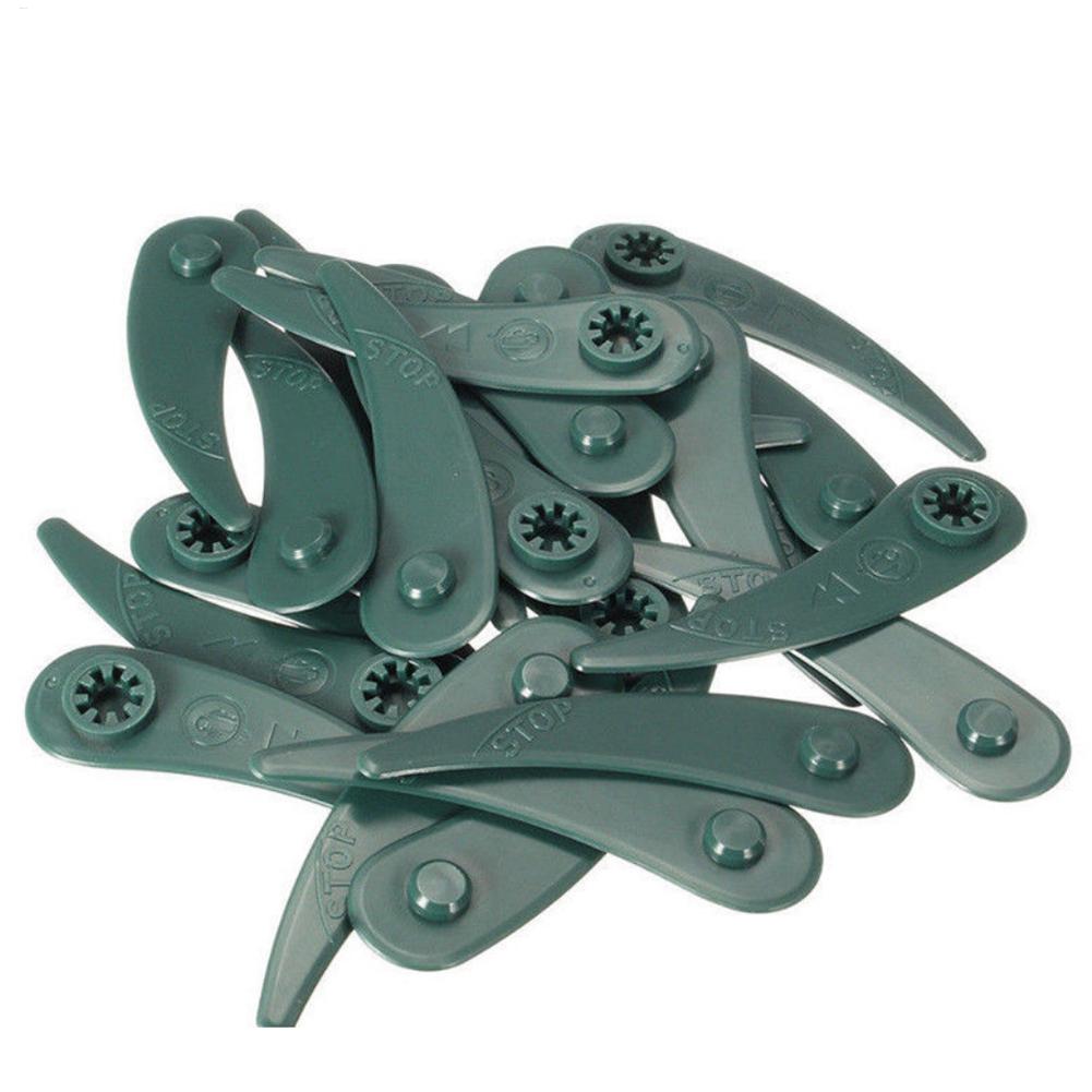 25Pcs Grass Trimmer Replacement Plastic Blades For Bosh Art 23-18Li Art 26-18Li Grass Trimmers Polymer Blade Cutting System New