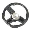 Car Steering Wheel Carbon Fiber Perforated Leather Replacement for Ford Mustang 2010‑2014