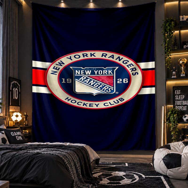 Настенный гобелен с принтом New York Rangers, тканевый, для гостиной, спальни, домашнего декора