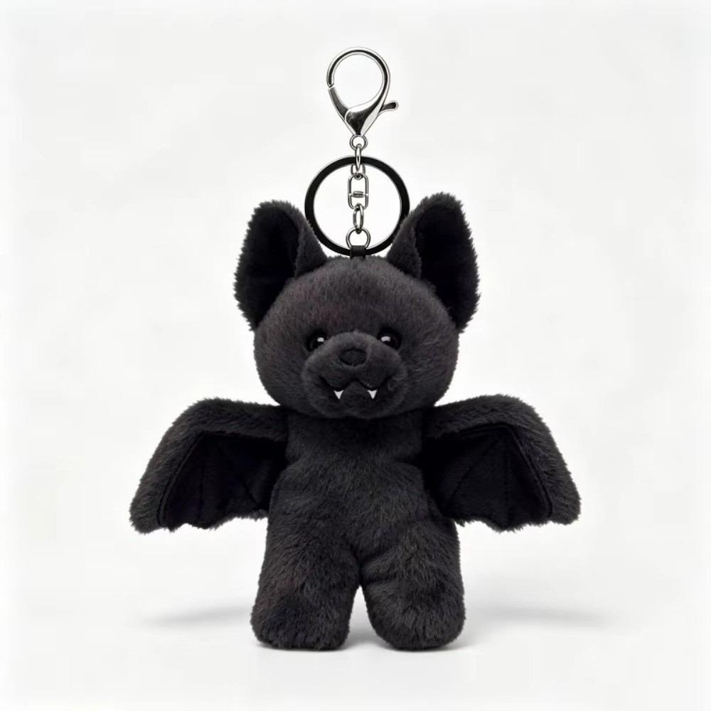 Gothic Bat Stuffed Animal Keychain Soft Bat Plush Keyring Bat Plush Keychain Christmas Gift