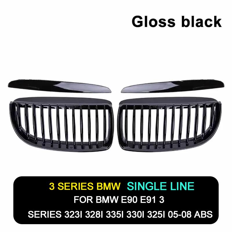 Для BMW 5 серии F10 F18 520 523 525 530 автомобильный передний бампер решетка капота сетка двойная линия центральная решетка ремонт кузова комплект