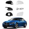 Compatible Rearview Mirror Shell with Reflective Lens & Turn Signal for BMW 1/2/3/4 Series X1