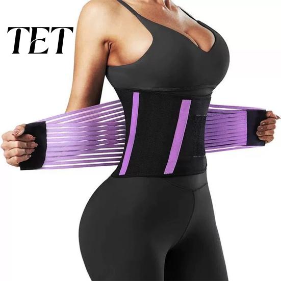 Comfortable Waist Trainer Belt for Women Men, Adjustable Breathable Trimmer Daily Office Posture Corrector Shaper with Double-layer Support Abdominal