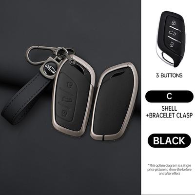 Чехол-брелок из цинкового сплава для ключа автомобиля MG4 MG5 MG6 Mg3 Mg7 MG ZS EV HS EHS ZX GT RX3 RX8 ERX5 RX5 I6 I5 Автоаксессуары