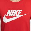 Nike Sportswear Essentials Series Clean Comfortable Skin-Friendly Letter Short Sleeve T-Shirt Women Tops Red DX7907-657