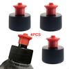 4 Pieces Bottle Polish Agent Top 28mm Replacement Portable Car Care Bottles Lid for