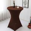 Easy Care Elastic Cocktail Table Set Fitting For Hotel Wedding Party Hotel Wedding Party Table Cover