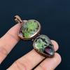 Dragon Blood Jasper Copper Electroformed Pendant, Handmade Gemstone Pendant Jewelry, Gifts For Wife Brand New Pendant
