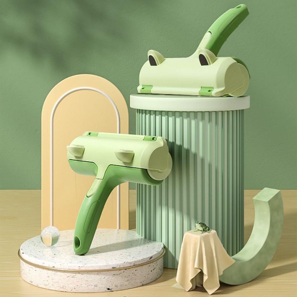 Ролик для удаления шерсти домашних животных Двусторонний ролик Удалитель ворса для кошек Портативный инструмент для удаления шерсти домашних животных для дивана