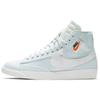 Женские кроссовки Blazer Mid Rebel 'Ghost Aqua' Обувь для скейтборда BQ4022-400