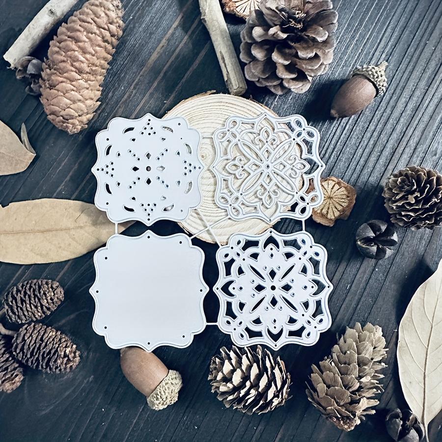 Layered Lace Frame Metal Cutting Dies Scrapbooking Stencil Die Cuts Card Embossing Photo Album Template Mold Decoration Craft