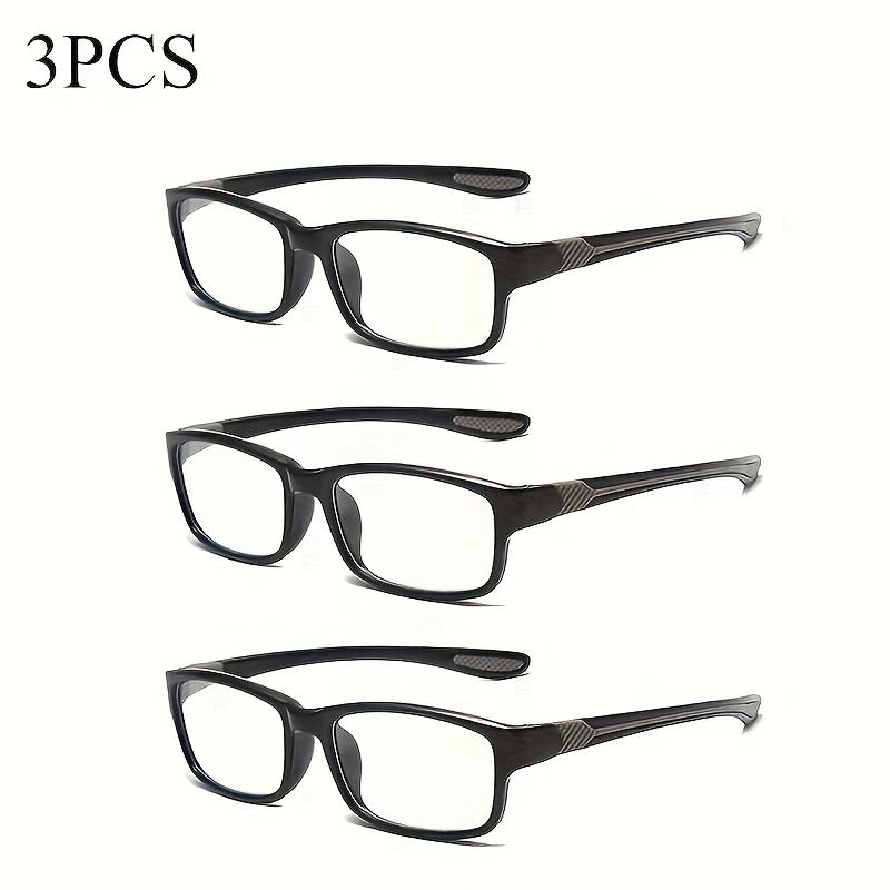 3PCS Fashionable and Lightweight Reading Glasses TR90 with Full Frame Anti Blue Light Legs A Gift Suitable for The Elderly