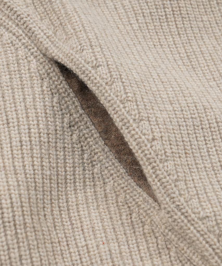 Свитер с капюшоном FRIZMWORKS 'Kangaroo Knit' _ Овсяный
