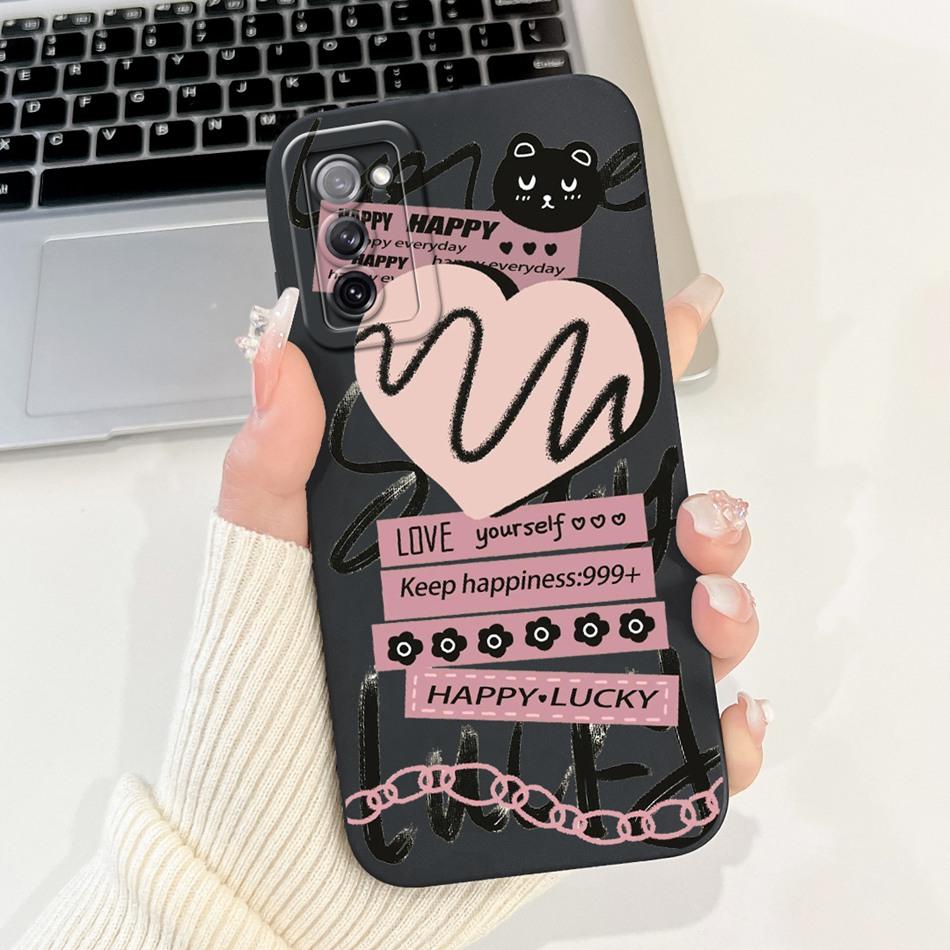 For Samsung Galaxy S20 FE S20+ S20 Cute Rabbit Cartoon Phone Case For Samsung S20 Plus S 20 S20FE 5G Soft Silicone Cases Bumpers