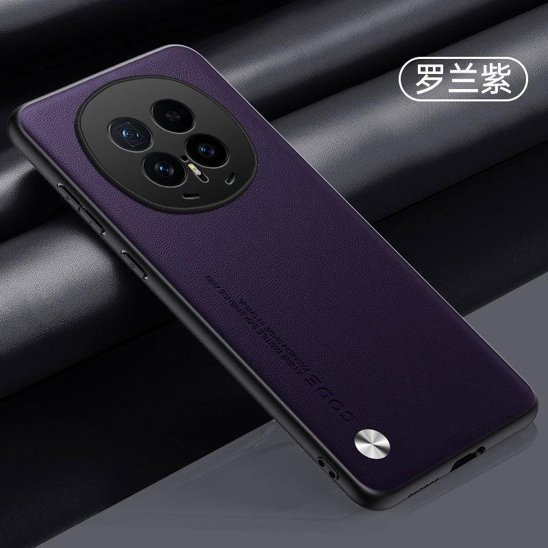 Подходит для Huawei Honor Magic8Pro однотонный кожаный чехол для мобильного телефона Honor X60Pro противоударный Honor X9C защитный чехол