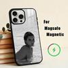 Модель K-Кендалл Николь J-Дженнер Чехол для телефона для iPhone17,16,15,14,13,12,11 Plus,Pro Max Магнитный Для Magsafe Беспроводной Зарядки