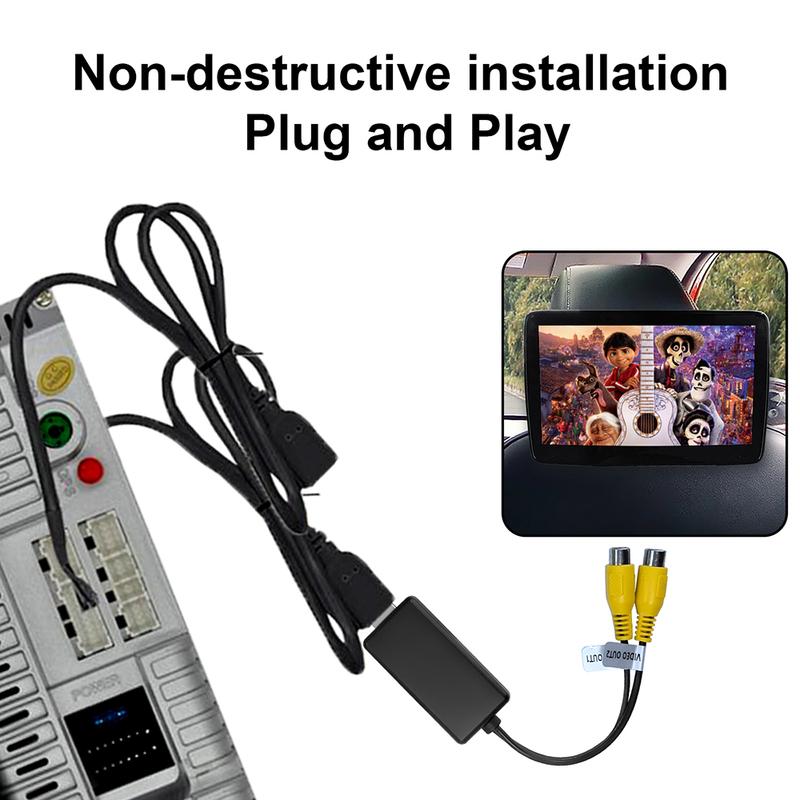 Адаптер USB для видеовыхода CVBS 2 выхода CVBS Кабель USB-RCA DC 5V USB для Android мультимедиа плеера и Android ТВ плеера