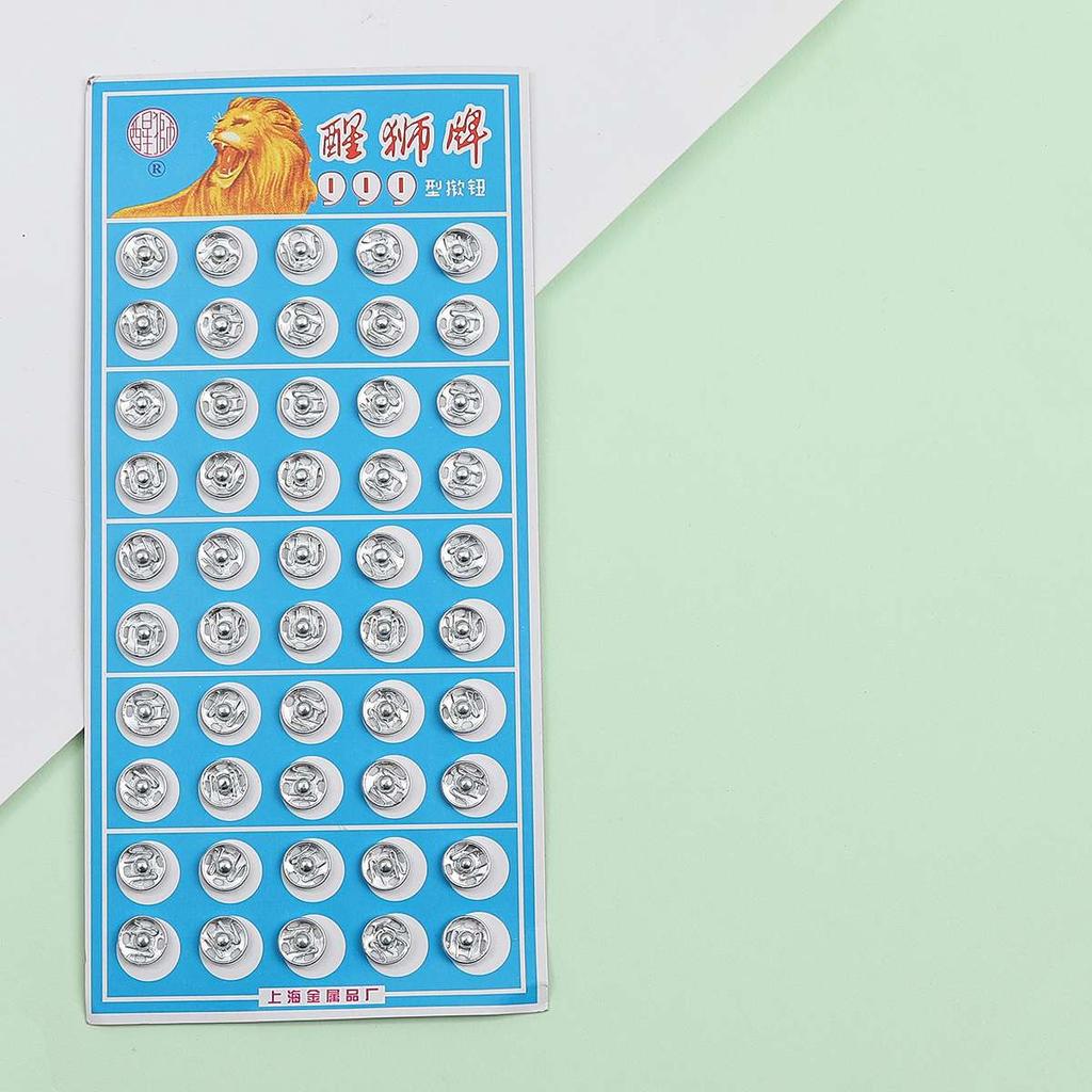 Small Metal Snap Fasteners Press Button 8/12/16/18/20mm Black Silvery Clothing Accessories Sewing Embedded Buckle