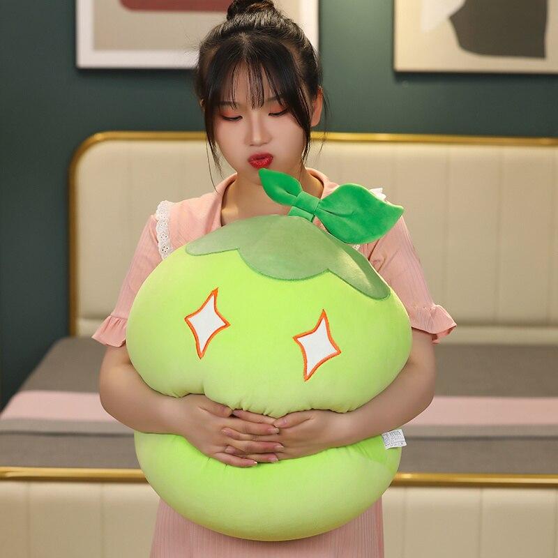 30 /40 /50cm New Kawaii Plush Genshin Impact Pillow Cute Slime Elemental Peluche Toys Stuffed Soft Game Dolls Cushion Kids Gifts
