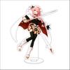 16 см Аниме Fate stay night Unlimited Blade Works Косплей Акриловая подставка Украшения Фигурка Тосака Рин Подставка Хэллоуинские подарки