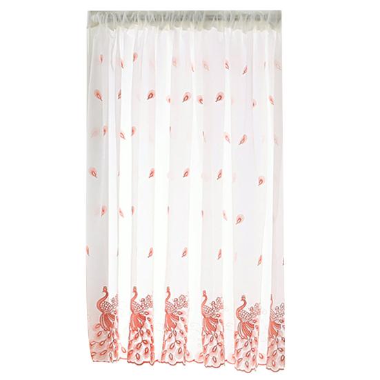 Yousheng 1 лист оконной марли яркий полупрозрачный полиэстер элегантная вышитая оконная марля занавеска украшение дома