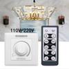 150W 110V/220V LED Dimmer Max With 12 Keys IR Remote Control For Dimmable Light Lamp Bulb Wall Dimmer Switch