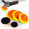 Durable 100mm/125mm Plate Backing Pad 10mm/14mm Thread Hook-Loop Polishing Plate Self-adhesive Sponge Grinding Polishing Tool