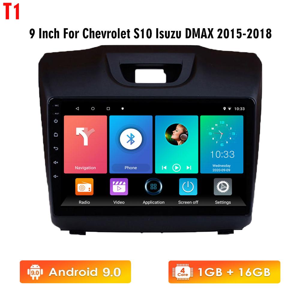 icreative Автомобильный плеер на базе Android для Chevrolet S10 Isuzu DMAX 2015-2018, автомобильный радиоприемник, Android Carplay 2 DIN, 9 дюймов, мультимедийный плеер с GPS-навигацией