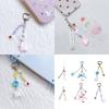 Strawberry Rabbits Acrylic Phone Charm Straps Aesthetics Phone Chain Lanyard Accessories for Bags and Cameras Use