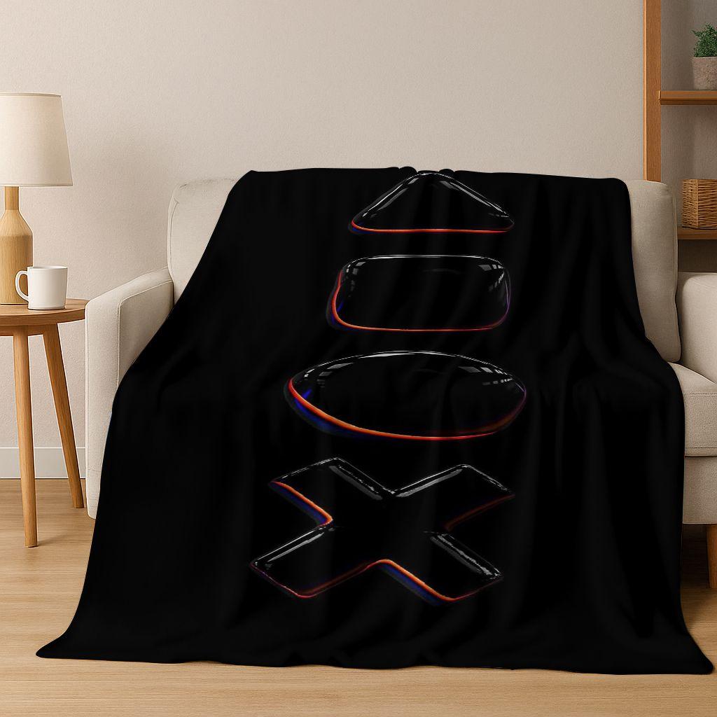 2026 New Gamer Zone Game Controller Flannel Blanket,Warm and Cozy Soft Throw Blanket for Home Bedroom Bed Sofa Picnic Cover Kid