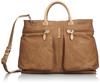 Worker Handbag L Made In Japan Toyooka Leather Included Beige [Shigotonin] 13-0997