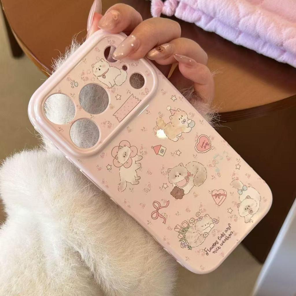 Мягкий милый ленивый кот чехол для телефона для iPhone 17, 16 Pro Max, 15, 14 с дизайном в виде сердца