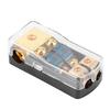 0 4 Gauge In To 4 8 Gauge Out 60A Fuse Distribution Block 2 Way Mini ANL Fuse Holder for Auto Boat Audio System