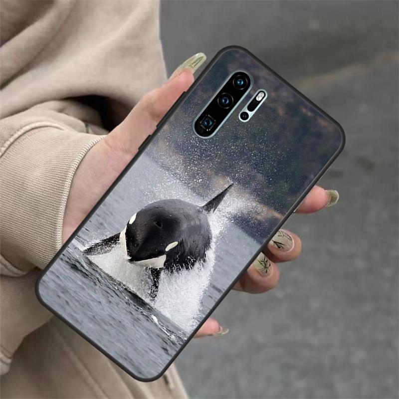Чехол Китовая Акула Косатка Для Huawei Nova 9 SE 10 5T 11i 8i 7i 3i Y61 Y91 Y60 Y70 Y90 P20 P40 Lite P30 Pro Обложка