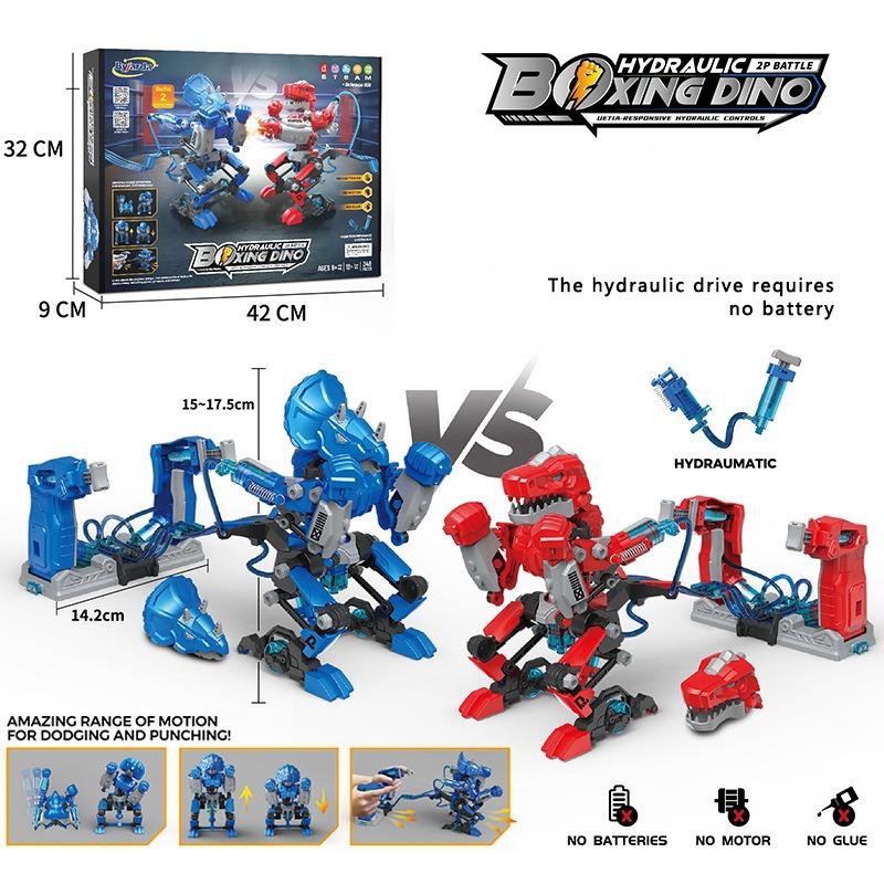 Parent-child Interaction Puzzle Science and Education Experiment of Assembling Hydraulic Boxing Versus Robot