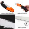 EsiFare Folding Saw, 180mm Blade Length, Triple-Tooth Tip, Gardening Saw, Pruning Saw, Folding Universal Saw with Safety Lock, Pruning Tool for Garden