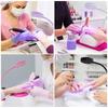 {MX} 360° Adjustable 6W UV Light Nail Dryer 7 LEDs Clip Nail Lamp Desk UV Light For Nail Gel Polish Salon Home Use