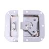 1pc 101*108mm Toolbox Equipment Box Flight Case Spring Loaded Recessed Butterfly Latch Lock Hasps Iron Buckle Cabinet Door Latch