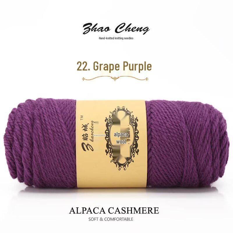 Шарф-подушка из альпаки ручной вязки – Средней толщины, Мягкий, Сделай сам, Крючком