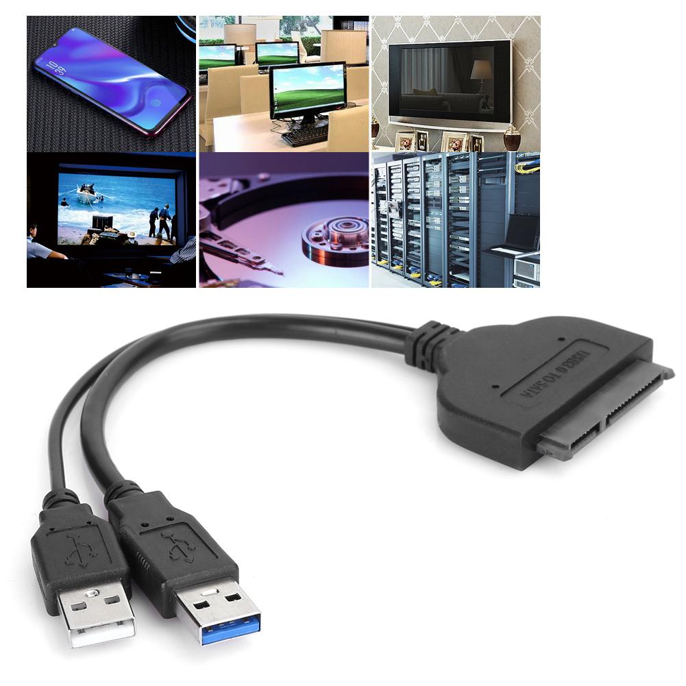 Кабель USB3.0 - SATA для подключения жесткого диска к компьютеру, преобразование данных, передача данных C0108Black