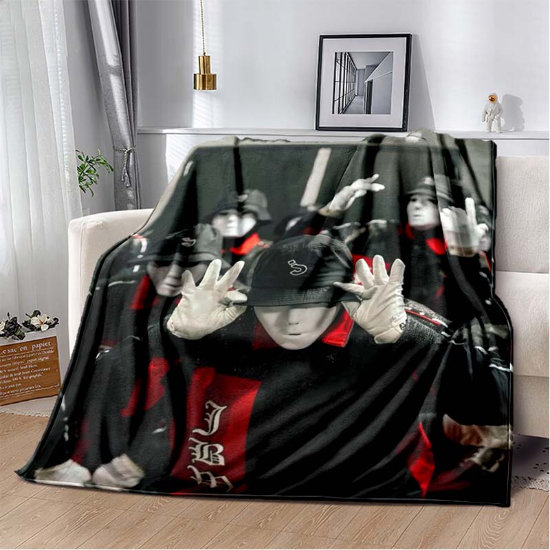 fashion singer dance troupe Jabbavokeez mask flannel blanket sofa bed cover draped soft oversized blanket bedding gift blanket