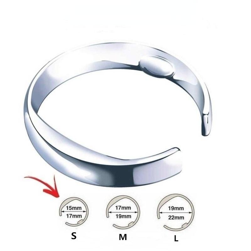 Anti Snore Ring Acupressure Apnea Sleeping Aid Stop Snoring Silver Anti Snore Ring Fashion New Snoring Device 2025