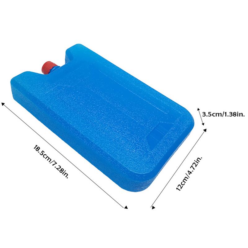 Ice Water Filled Box Ice Box For Lunch Bags And Cooler Bags Large Capacity 600ml Dry Ice Crystal Granules Cooling Box