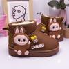 Cute Fleece Snow Boots for Children, Flat Waterproof, Anti-slip and Warm Cotton Shoes for Boys and Girls In Winter