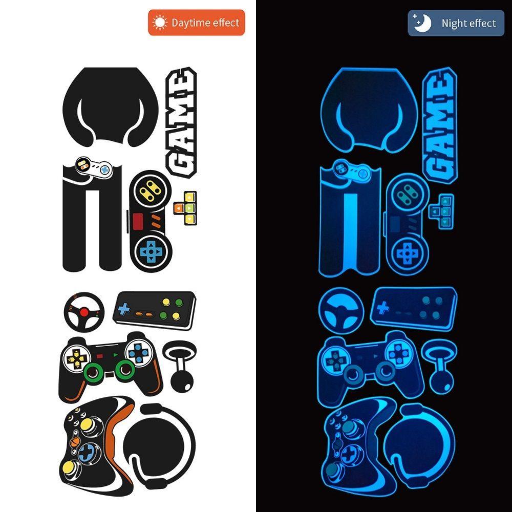 Home Decor Game Handle Stickers Wall Decal Luminous Wall Sticker Self-adhesive Glow In The Dark
