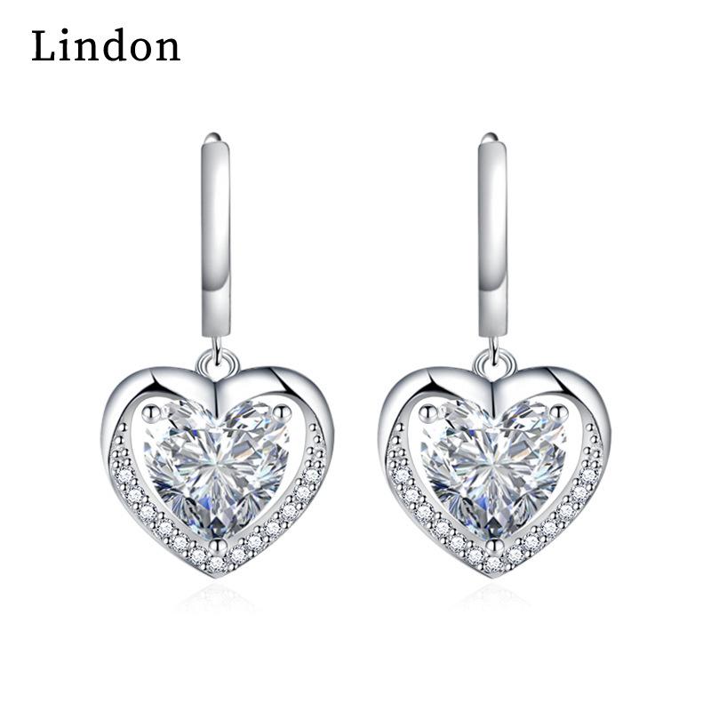Lindon Copper Alloy Zircon Earrings Drop Earrings For Women Wedding Party Gifts