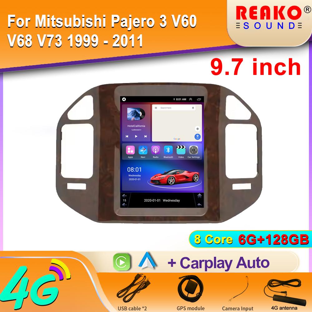 WIFI для Mitsubishi Pajero 3 V60 V68 V73 1999 - 2011 Android Auto Car Radio GPS Navigation Мультимедиа Стерео Carplay 2din DVD
