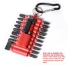 Набор из 22 шт. ударных бит для шуруповерта с органайзером-рукавом, магнитные биты из стали S2 для мульти-шуруповерта и 1 шт. держатель для бит